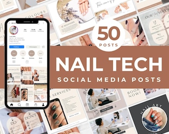 Nail Tech Instagram Post Templates Nagelstudio Grafiken Nail Tech Branding Nail Business Templates Nagelstudio Social Media Kit Nail Spa Canva