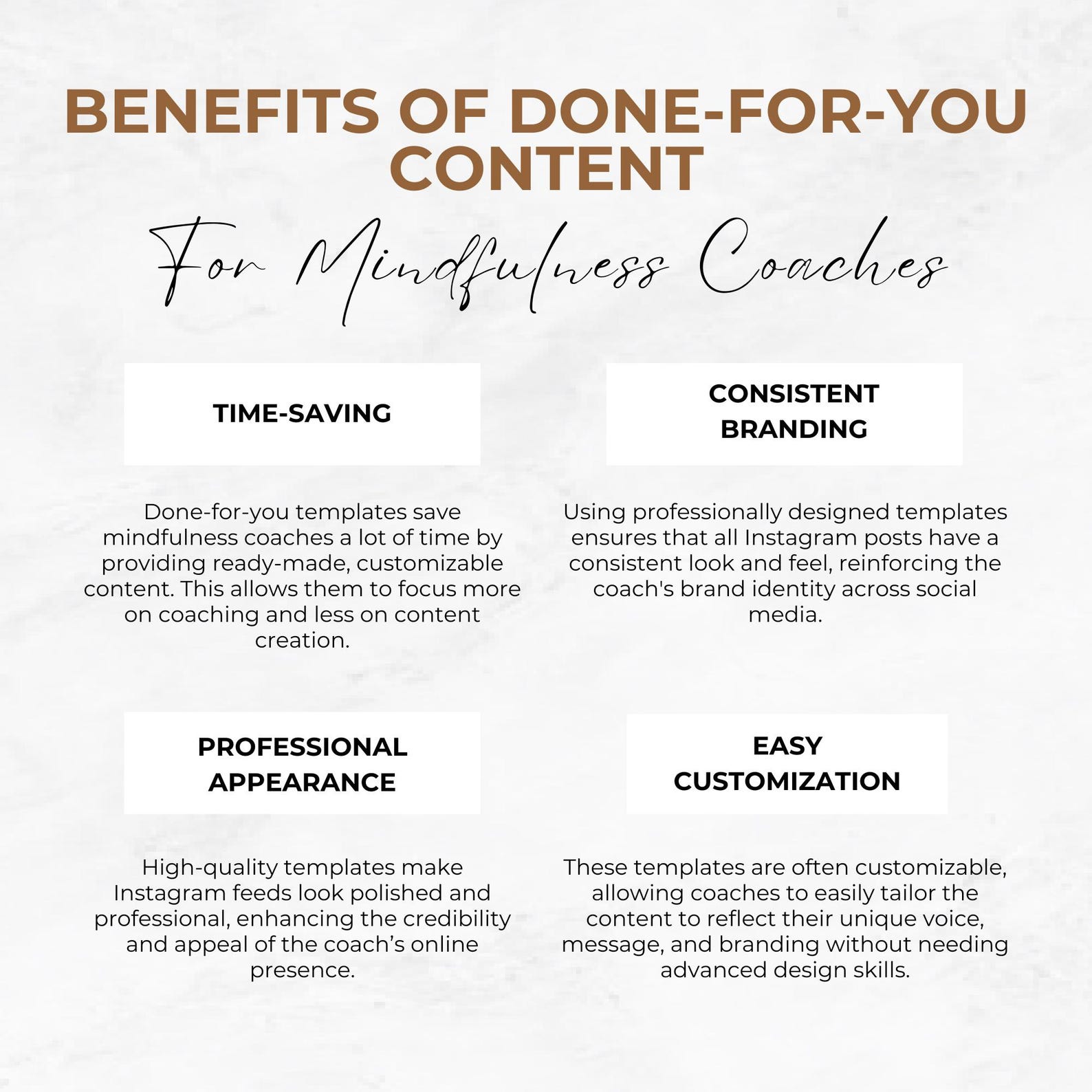 Mindfulness Coach Instagram Posts Templates Mindfulness Social Media ...