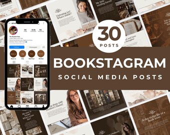 Bookstagram Posts Template Bookstagram Instagram Posts Templates Bookstagram Content Templates Done for you Bookstagram Post Templates Canva