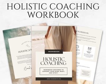 Holistic Coaching Workbook Template Printable Life Coaching Spiritual Wellness Coaching Planner Mindfulness Workbook Holistic Wellness Guide