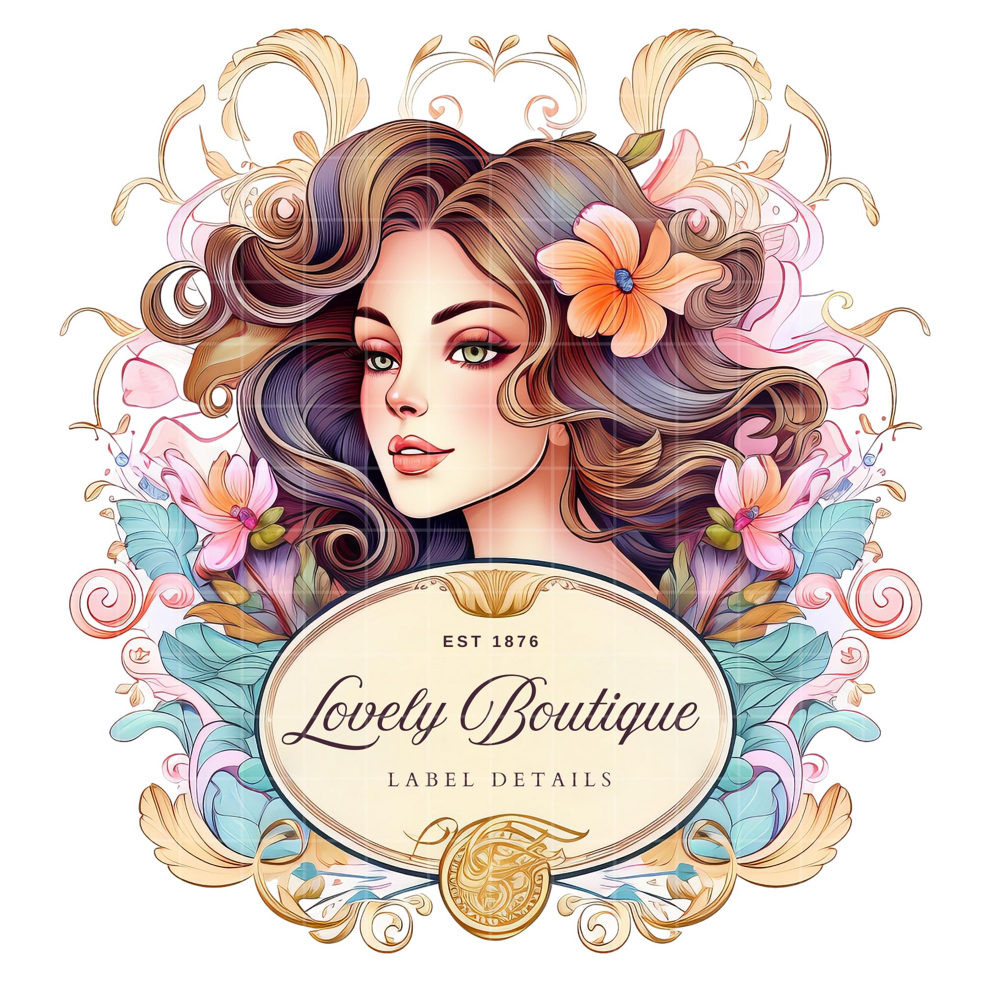Boutique Logos Design Template Elegant Logo Feminine Logo Fashion ...