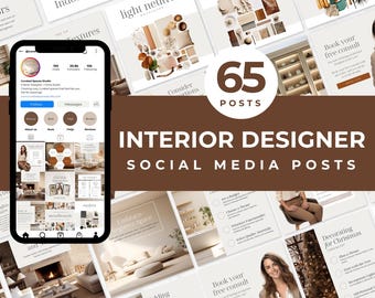 Interior Designer Instagram Templates Interior Designer Social Media Templates Interior Designer Templates Canva Interior Designer Templates