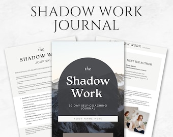 Shadow Work Journal Template Printable Shadow Work Workbook Shadow Work Prompts Inner Work Journal Mental Health Journal Therapy Journal PDF