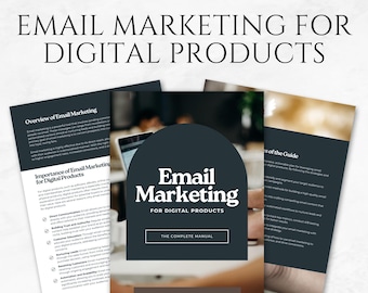 Email Marketing For Digital Products Manual Template Printable Email Marketing Guide Email Automation Guide Email List Building Planner