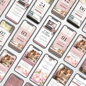 Peut inclure: Un collage d'images faisant la promotion d'un cours ou d'un programme en ligne. Les images pr&eacute;sentent un &eacute;cran d'ordinateur portable avec le texte "Cart Closed" et un compte &agrave; rebours. Les images pr&eacute;sentent &eacute;galement une femme travaillant &agrave; un bureau avec des fleurs et un ordinateur portable. Le texte "F&eacute;licitations !" est &eacute;galement visible sur l'image.