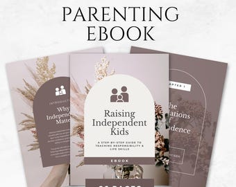 Parenting Ebook Template: Mindful Parenting Guide (26 Pages)