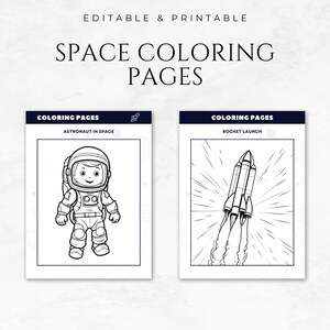 Attività a tema spaziale, materiale stampabile sul sistema solare, attività spaziali per bambini, pagine da colorare sullo spazio, ricerca di parole sullo spazio, cruciverba sullo spazio, curiosità sullo spazio immagine 5