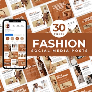 Fashion Instagram Posts Templates Fashion Canva Templates Fashion Brand Instagram Fashion Influencer Instagram Fashion Design Marketing
