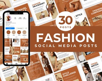 Fashion Instagram Posts Templates Fashion Canva Templates Fashion Brand Instagram Fashion Influencer Instagram Fashion Design Marketing