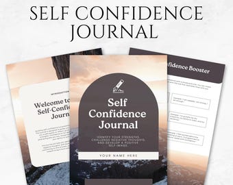 Self-Confidence Journal Template Printable Self-Esteem Planner Personal Growth Journal Confidence Worksheet Empowerment Journal Self-Worth