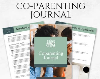 Co-parenting Journal Template Printable Co-Parenting Planner Child Custody Planner Custody Journal Co-Parenting Logbook Childcare Planner