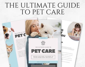 Haustier Pflege Ratgeber Ebook Vorlage Tierpflege Planer Tierpflege Checkliste Tiersitter Planer Hundepflege Tracker Katzenpflege Gesundheit Tracker Haustier Journal