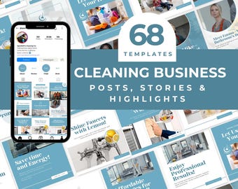 Cleaning Business Social Media Posts Template Instagram Templates for Cleaners Cleaning Services Cleaning Company Cleaning Service Instagram