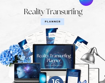 Plantilla de planificador de Transurfing de Realidad (Canva) imprimible. Planificador de Manifestación. Diario Vadim Zeland. Planificador de Intención. Planificador de Realidad Paralela.