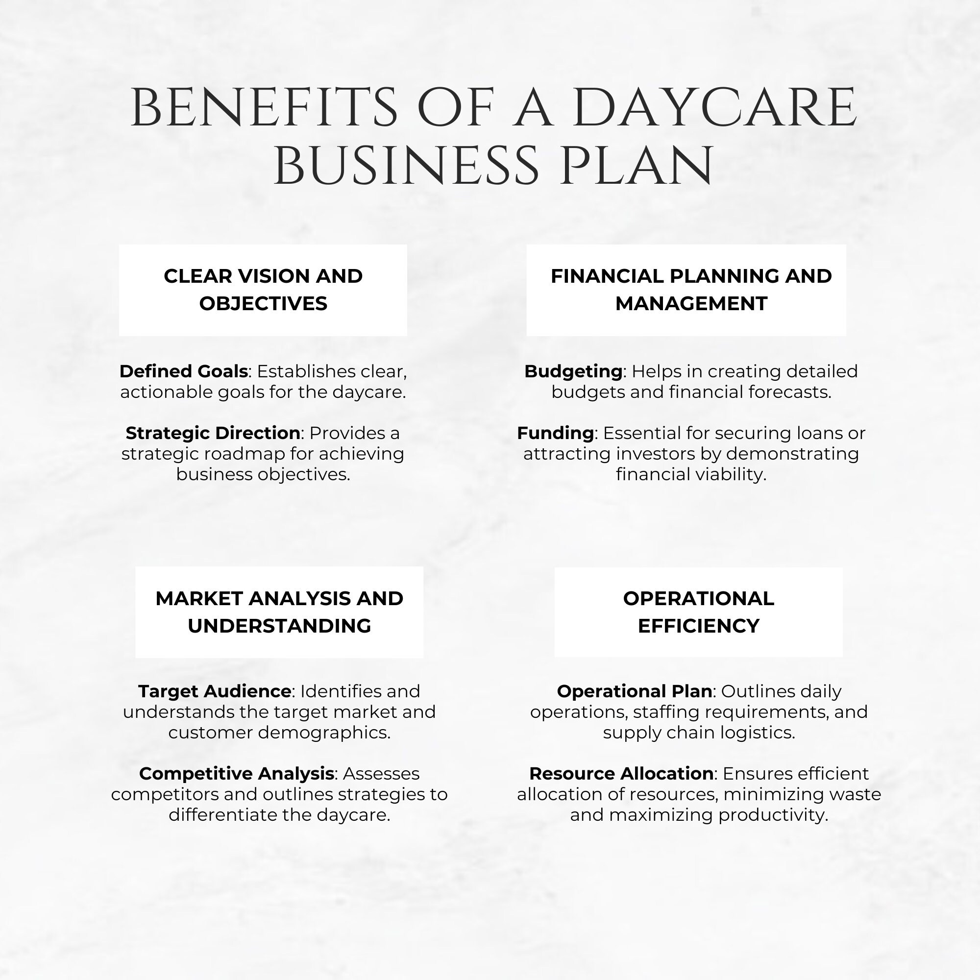 Daycare Business Plan Template Childcare Business Plan Daycare Startup