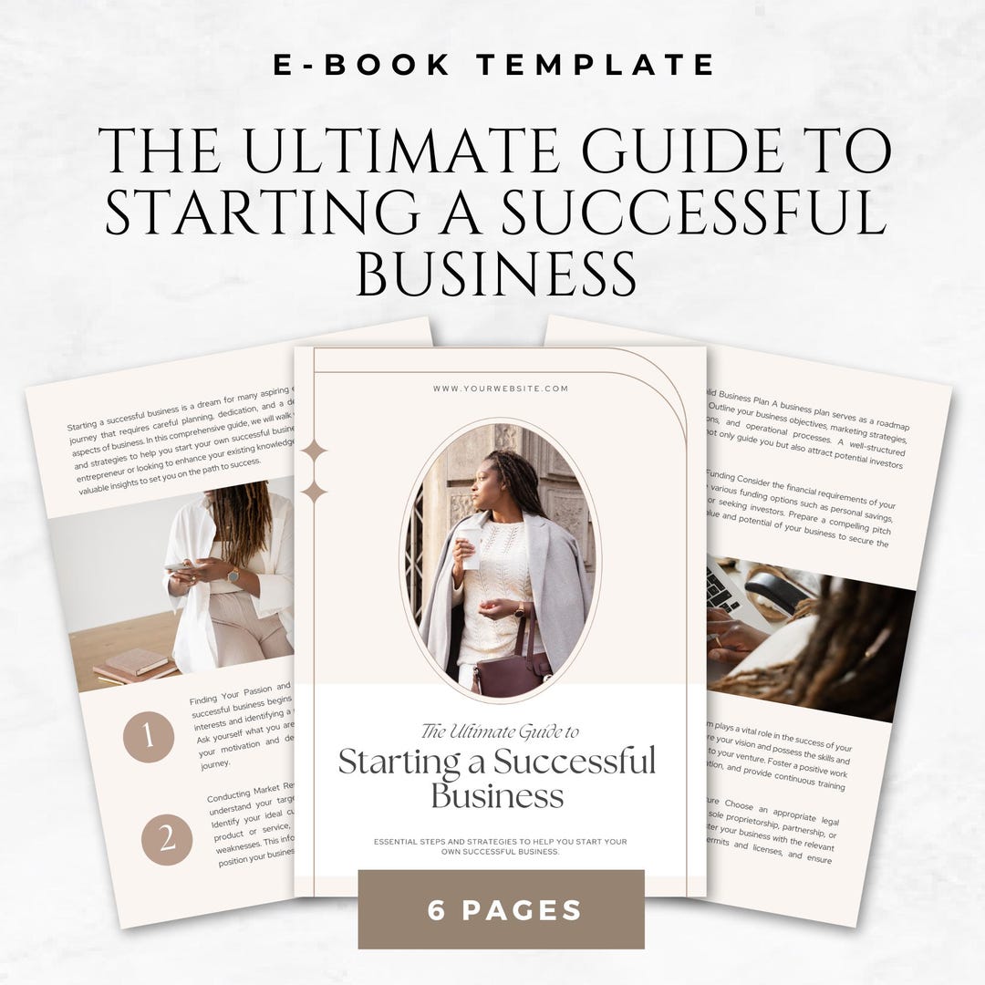 The Ultimate Guide to Starting a Successful Business Ebook Template ...