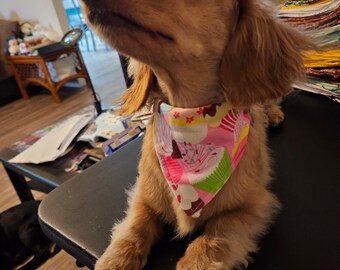 Cupcake Small dog bandana