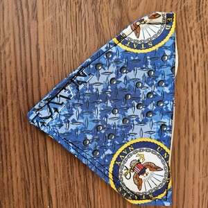 Navy cat bandana