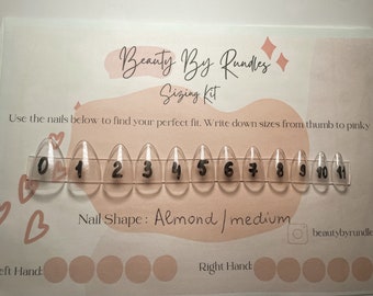 Press On Nails Sizing Kit