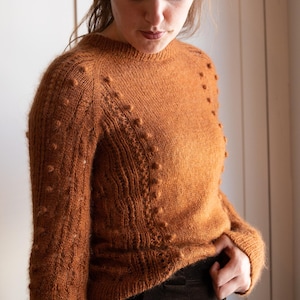 Knitting Pattern | Lacework | Knit Sweater | Conker Sweater