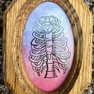 Ribcage Drawing (with frame)
