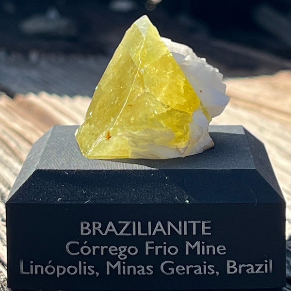 BRAZILIANITE Topaz with ABAITE matrix