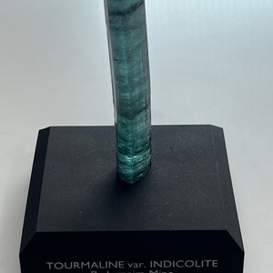 TOURMALINE var Indicolite (bent) Rare