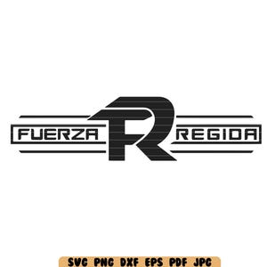 Fuerza Regida SVG DXF PNG Cut File Clipart Instant Download Digital File