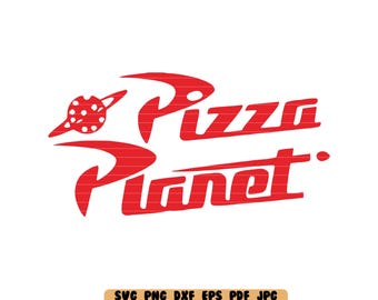Pizza Planet SVG Pizza Planet DXF Pizza Planet PNG Pizza Planet klippfil Pizza Planet Clipart direkt nedladdning digital fil