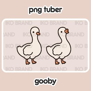 PNGTuber - Goose | Chibi | Cute | Kawaii | Twitch | YouTube | Vtuber | Streaming | Ready to Use and Download for OBS Streamlabs