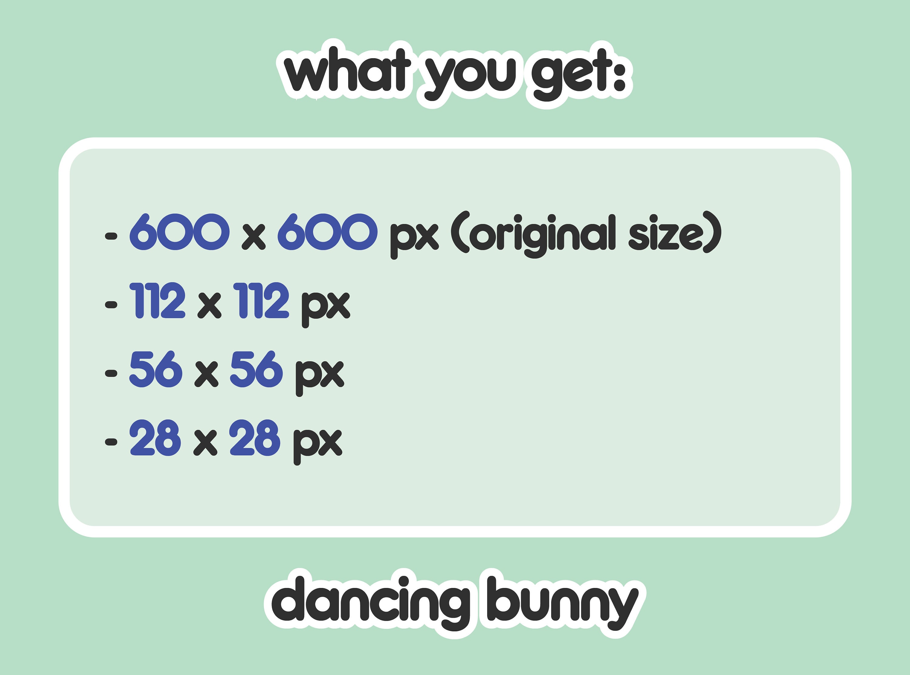 Dancing Bunny Animated Emote – Chibi Kawaii GIF (digital File) - Etsy