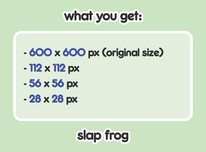 Animated Emote - Frog Slap | Cute | Kawaii | Chibi | Twitch, Youtube ...