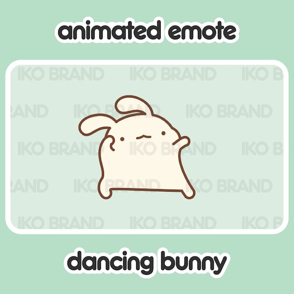Dancing Bunny Etsy