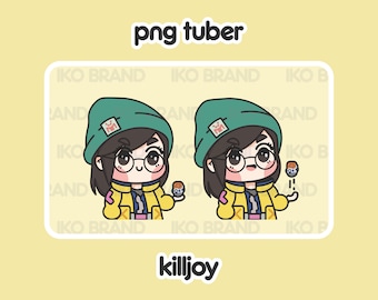 PNGTuber - Killjoy | Valorant | Chibi | Cute | Twitch | YouTube | Vtuber | Streaming | Ready to Use and Download for OBS Streamlabs