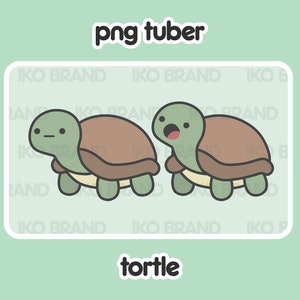 PNGTuber - Turtle | Chibi | Cute | Kawaii | Twitch | YouTube | Vtuber | Streaming | Ready to Use and Download for OBS Streamlabs