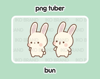 PNGTuber - Bunny | Chibi | Cute | Kawaii | Twitch | YouTube | Vtuber | Streaming | Ready to Use and Download for OBS Streamlabs
