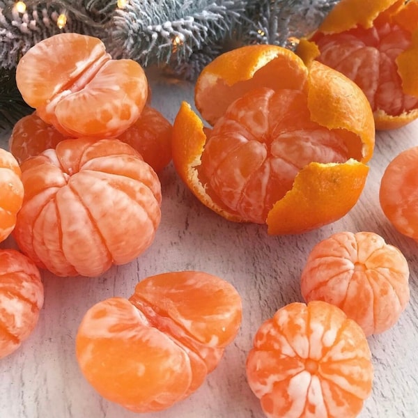 Handmade soap tangerine