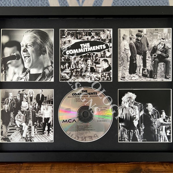 The Commitments | Original Soundtrack | Retro CD Mounted Wall Display | Free Postage |