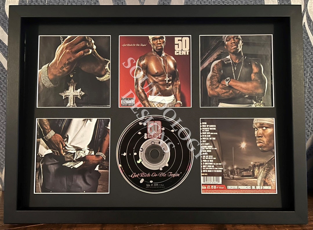 50 Cent & G Unit Albums Retro CD Mounted Wall Display 4 to Choose From ...