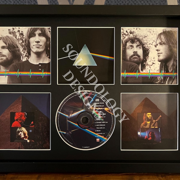 Pink Floyd Albums | Retro CD Mounted Wall Display | Free Postage | 3 To Choose From |