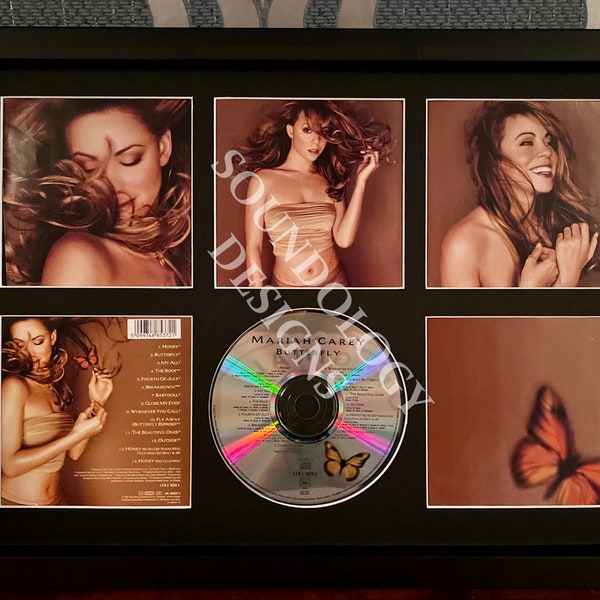 Mariah Carey Albums | Retro CD Mounted Wall Display | 6 To Choose From | Frame Not Included