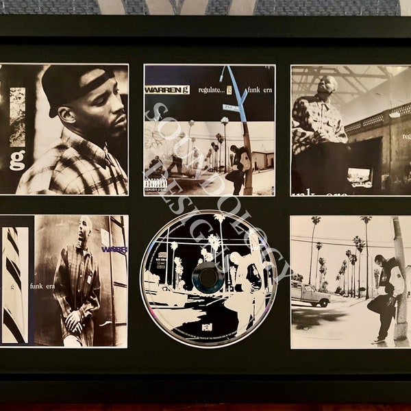 Warren G | Regulate...G Funk Era | Retro CD Mounted Wall Display | | Frame Not Included