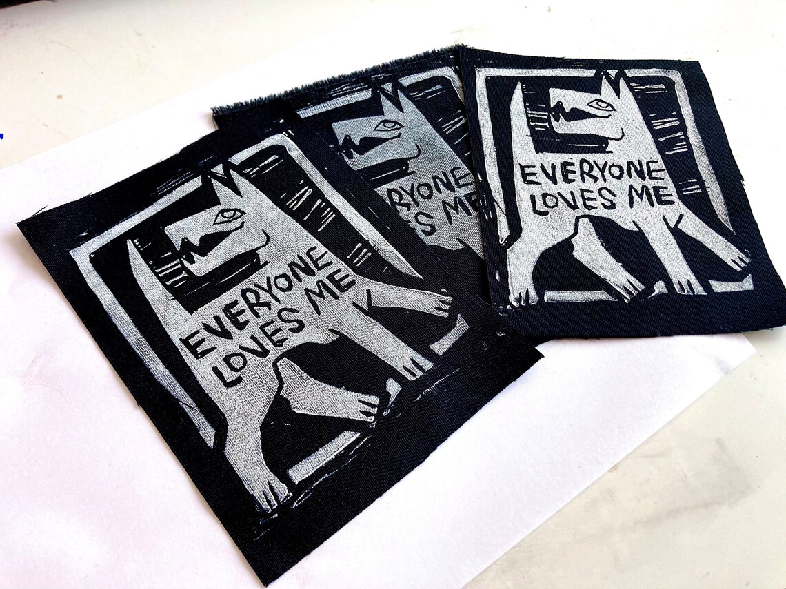Everyone Loves Me Patch Sew or Glue On - Etsy Canada