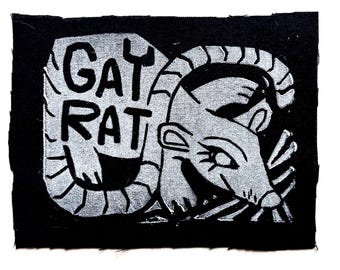 Gay Rat-patch erop naaien of lijmen