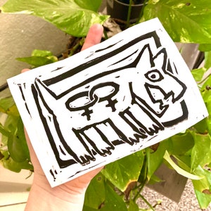 Lesbian Dog Patch sew or glue on