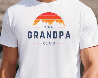 Cool Grandpas Club Shirt Fathers Day Gift For Grandpa Shirt for Best Grandpa Shirt Cool Grandpa Shirt,Gift from Grandkids Grandfather Shirt