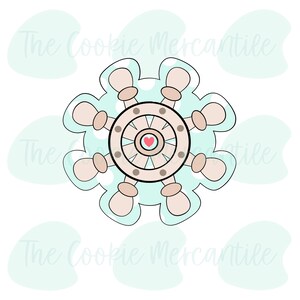 Ship Wheel ( 8 Piece Pirate Set) - Cookie Cutter
