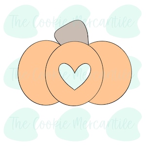 Heart Cutout Pumpkin - Cookie Cutter