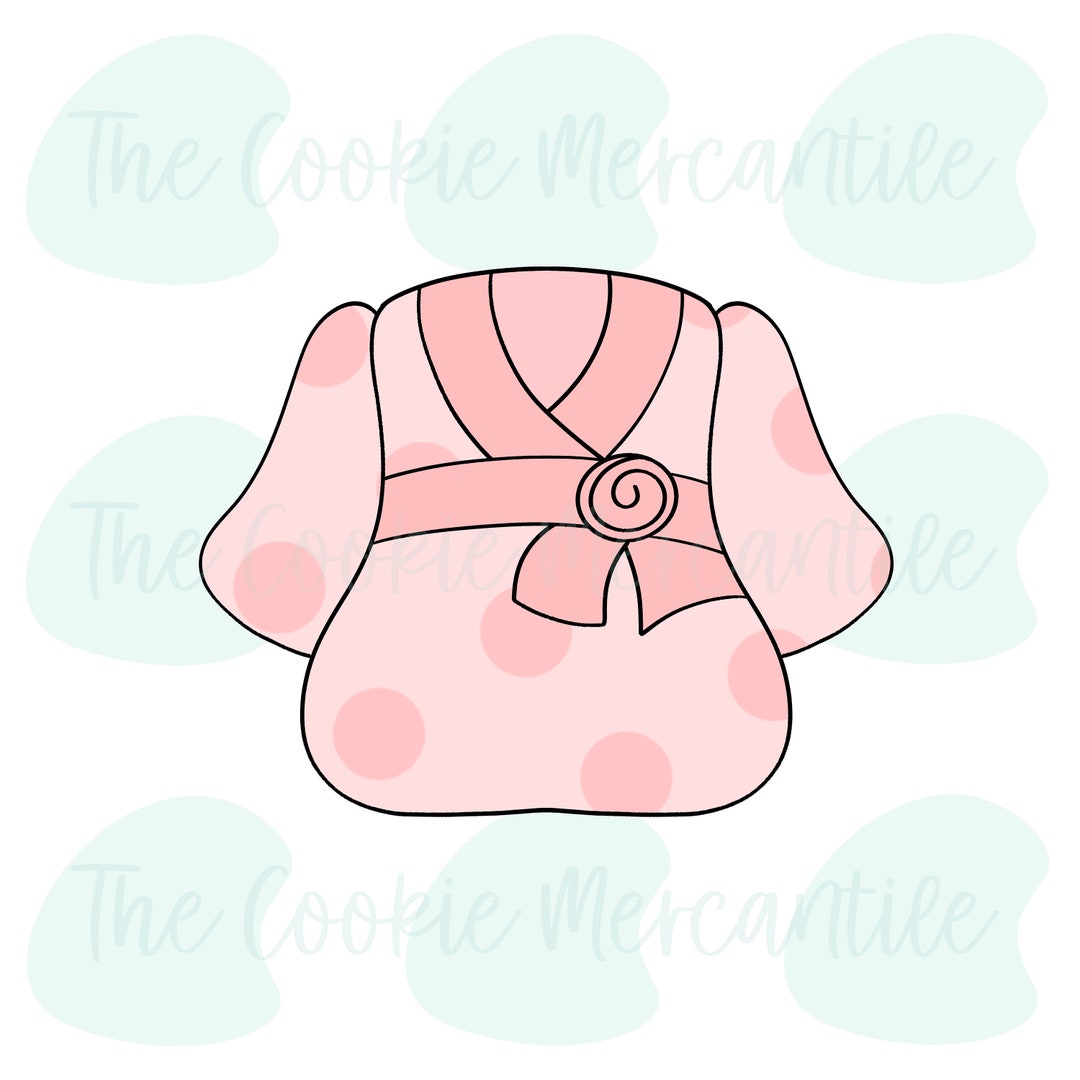 Cookies Female Robe Spa Robe (spa Day Minis) - Cookie Cutter - Etsy