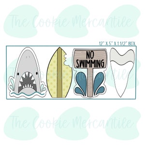 Shark Week Sticks - Cookie Cutters